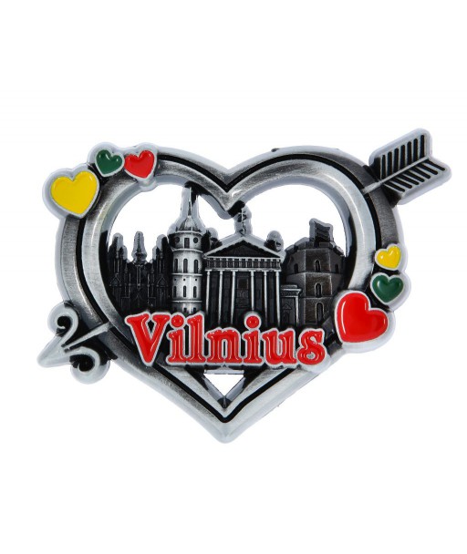 Magnetas Vilnius su širdute